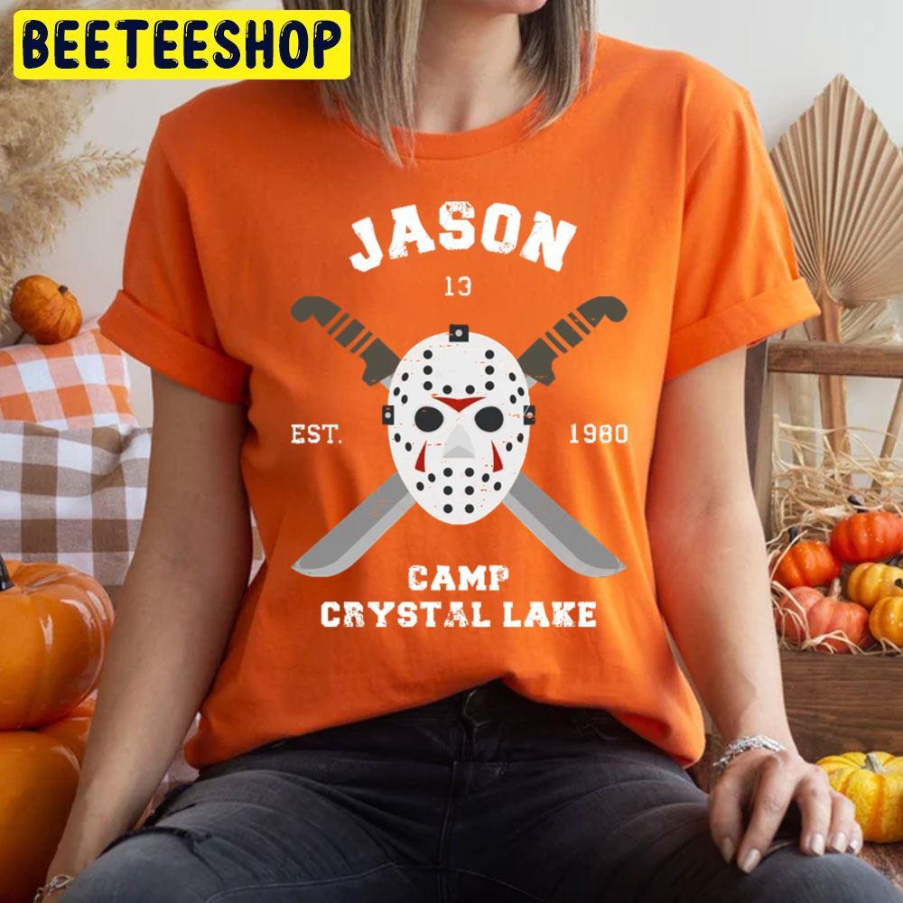 Retro Art Crystal Lake Jason Voorhees Halloween Beeteeshop Trending Unisex T-Shirt