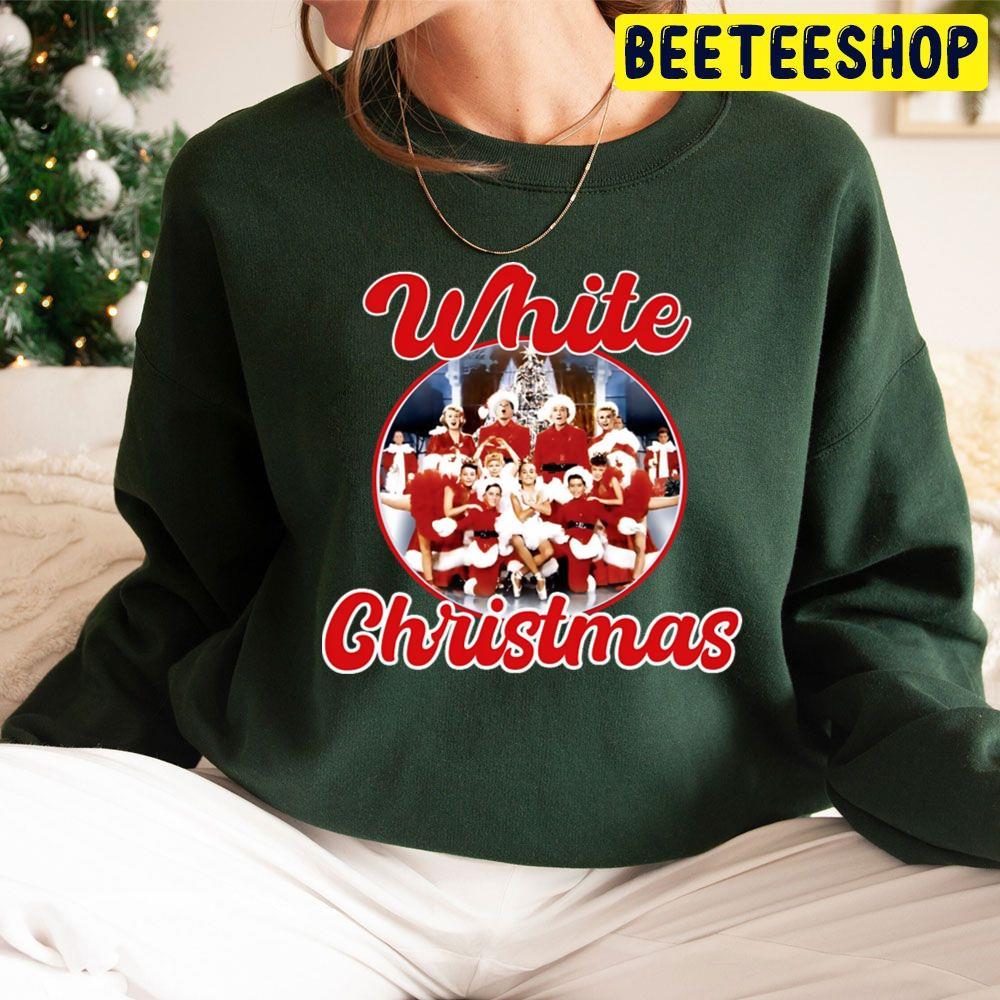 Retro Color White Christmas Beeteeshop Trending Unisex Sweatshirt