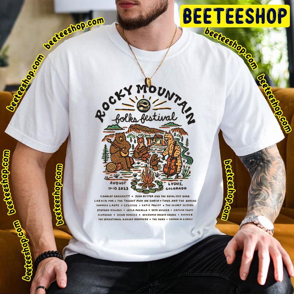 Rocky Mountain Folks Festival 2023 Beeteeshop Trending Unisex T-Shirt