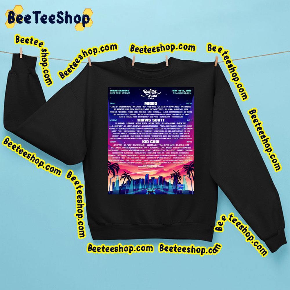 Rolling Loud Miami 2019 Beeteeshop Trending Unisex T-Shirt