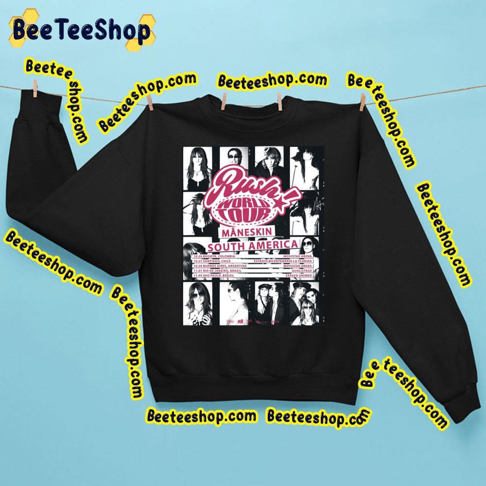 Rush World Tour Maneskin South America 2023 Beeteeshop Trending Unisex Sweatshirt