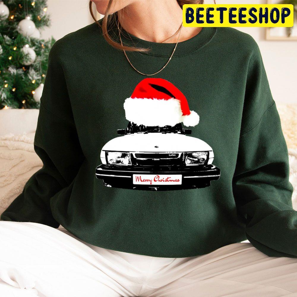 Saab 900 Turbo Car Christmas Hat Beeteeshop Trending Unisex Sweatshirt