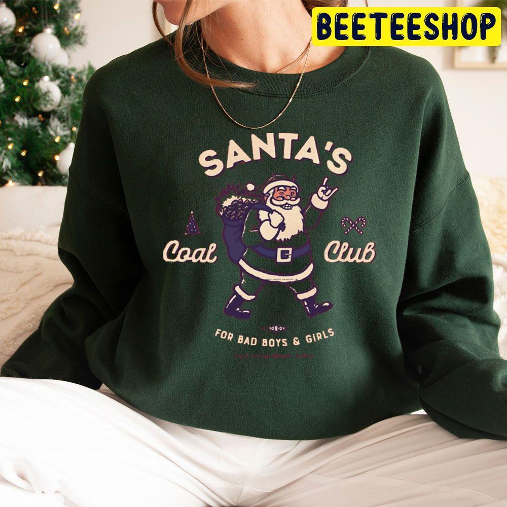 Santa’s Coal Club Christmas Beeteeshop Trending Unisex Sweatshirt