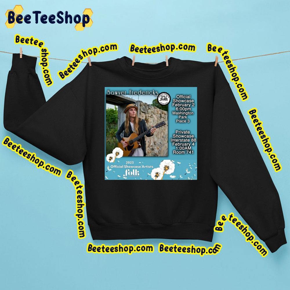 Sawyer Fredericks Official Showcase Artist 2023 Beeteeshop Trending Unisex Sweatshirt