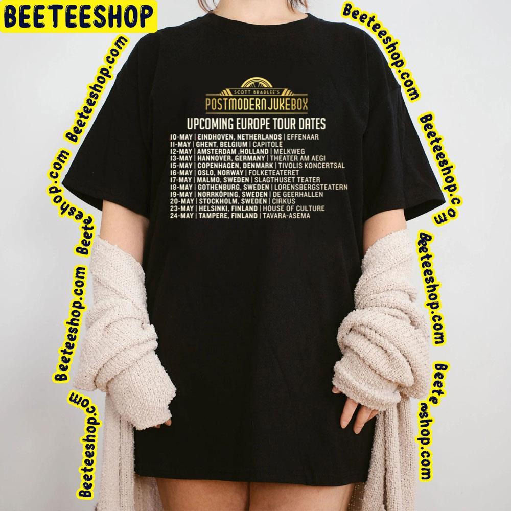 Scott Bradlee Eu 2023 Tour Dates Beeteeshop Trending Unisex T-Shirt