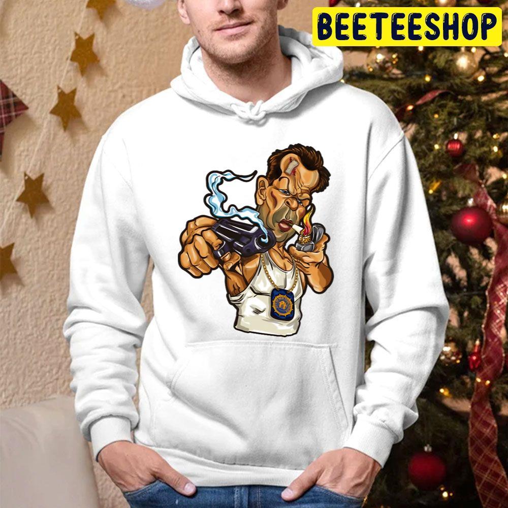 Smoke Die Hard Christmas Beeteeshop Trending Unisex Hoodie