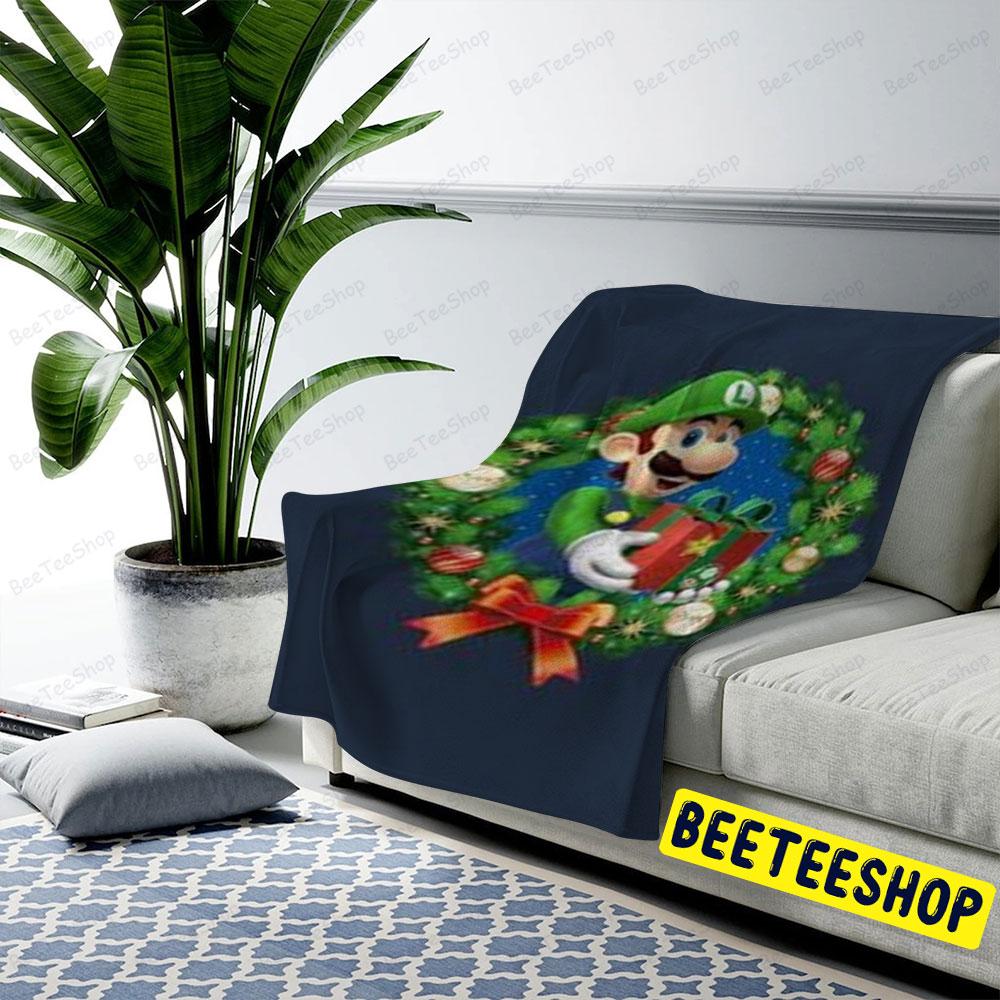 Super Mario Christmas 08 Trending US Cozy Blanket