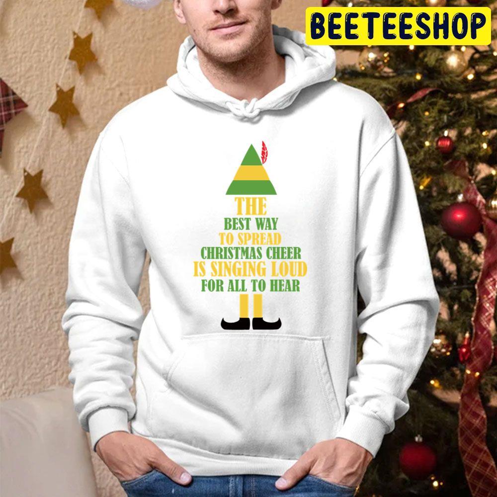 The Best Way To Spread Elf Christmas Beeteeshop Trending Unisex Hoodie