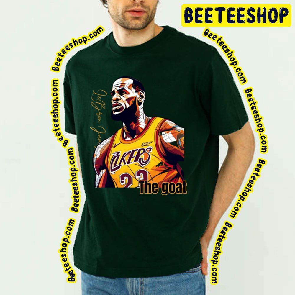 The Goat Victor Illustration Artwork Lebron James Basketball Unisex T-Shirt