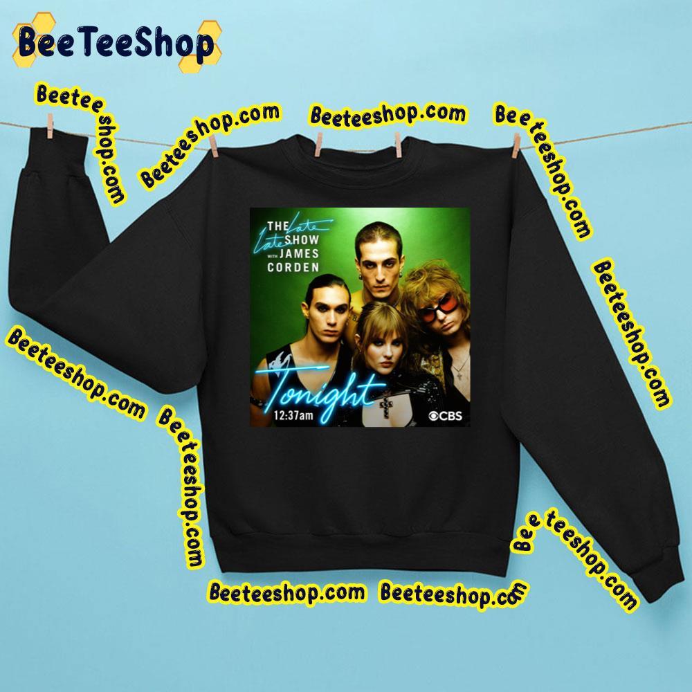 The Late Show With James Corden Maneskin 2023 Beeteeshop Trending Unisex Sweatshirt