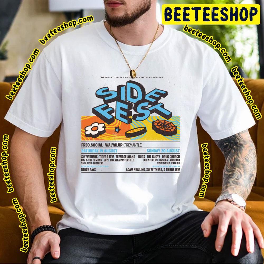 Tigers Jaw Sidefest Tour 19 August 2023 Beeteeshop Trending Unisex T-Shirt