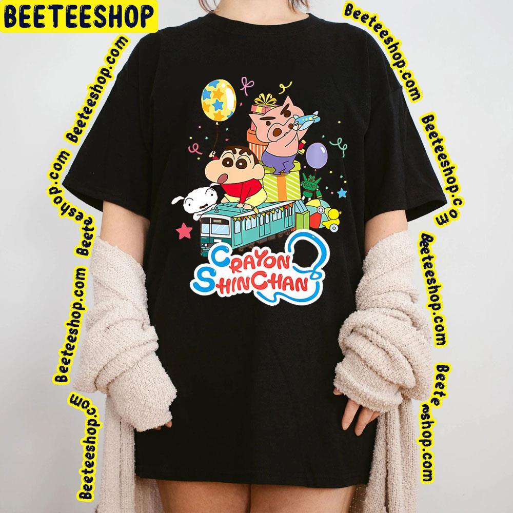 Train Crayon Shin Chan Beeteeshop Trending Unisex T-Shirt