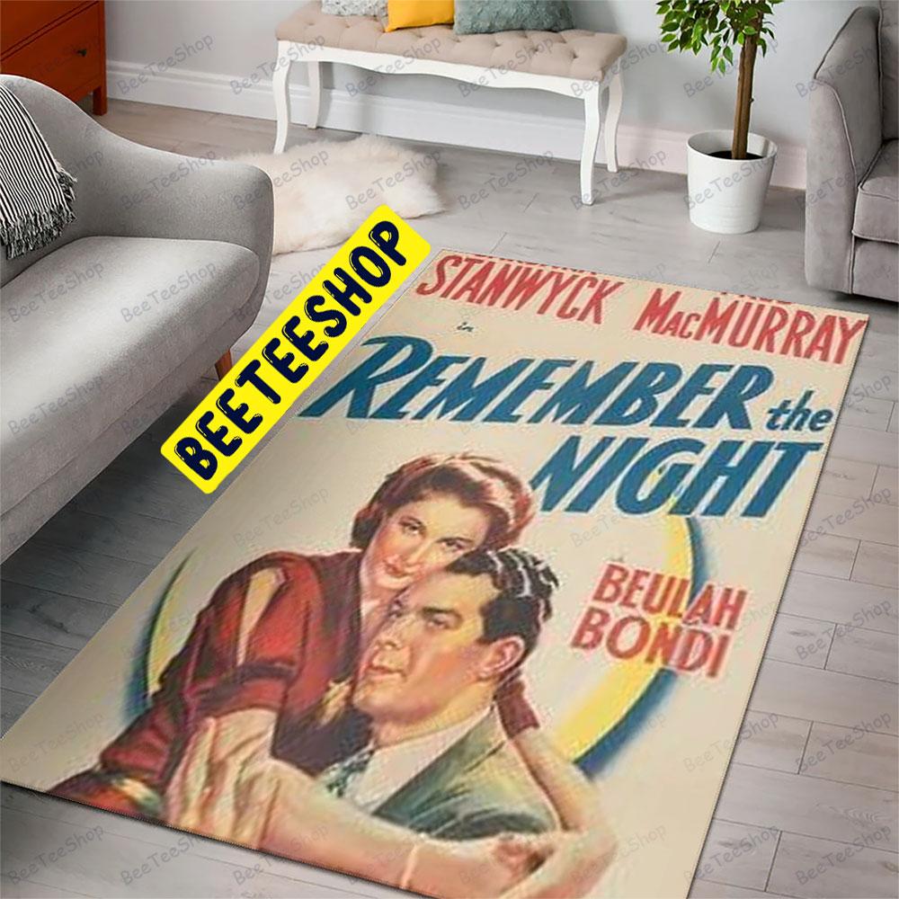 Vintage Couple Remember The Night Trending Rug Rectangle