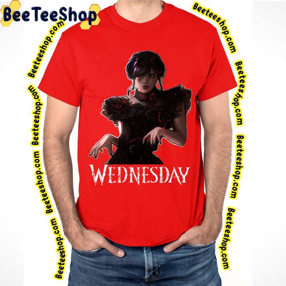 Vintage Fanart Wednesday Halloween Unisex T-Shirt