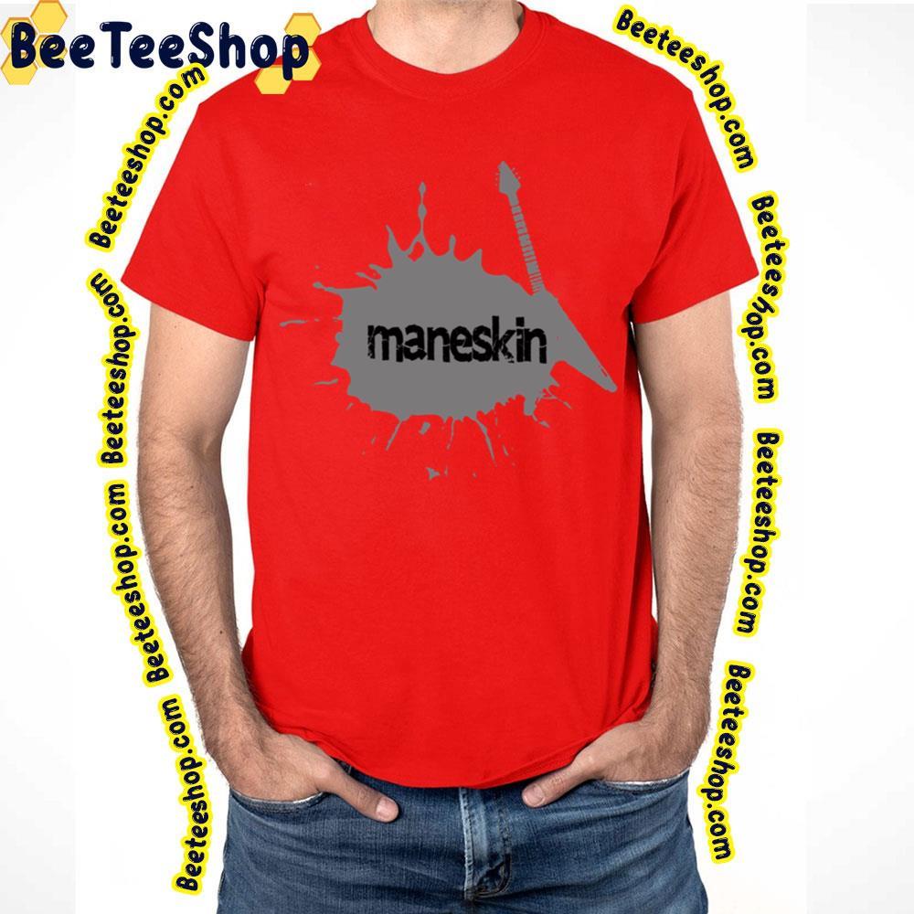 Vintage Guitar Maneskin Band Beeteeshop Trending Unisex T-Shirt