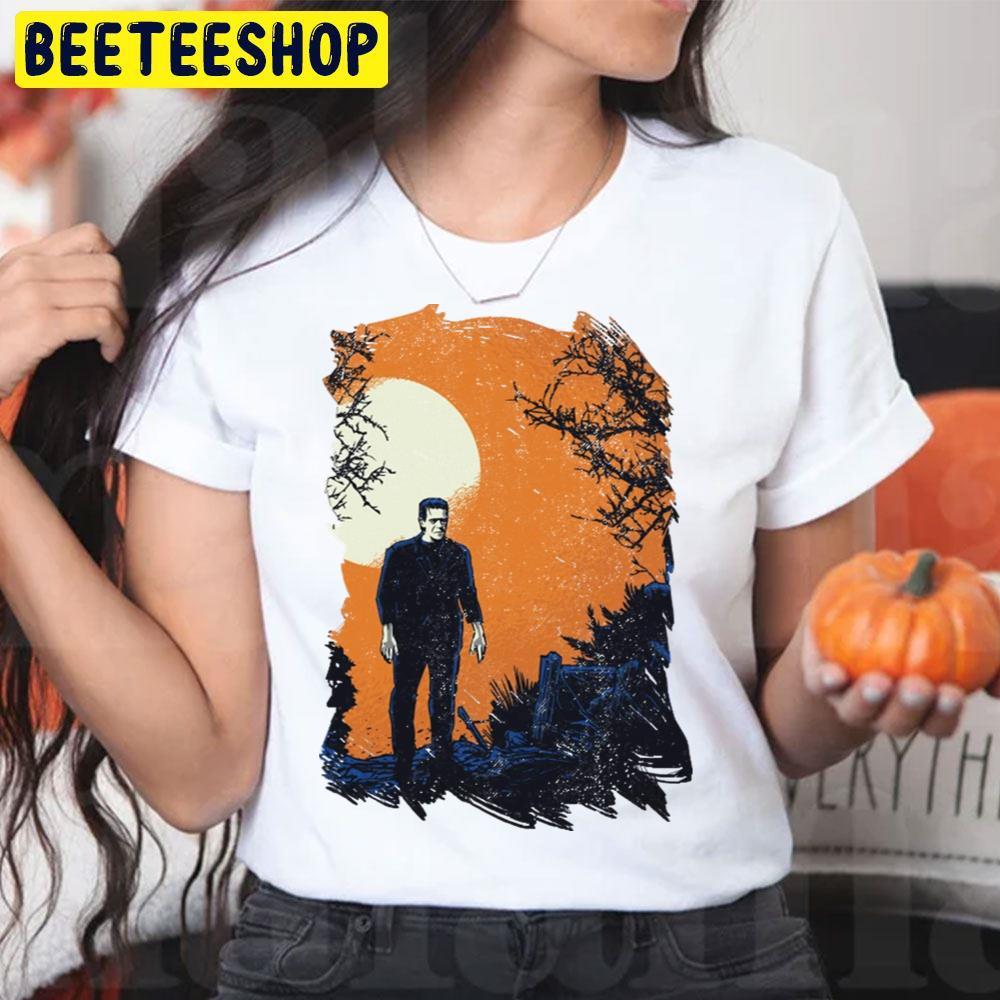 Vintage Halloween Frankenstein Beeteeshop Trending Unisex T-Shirt