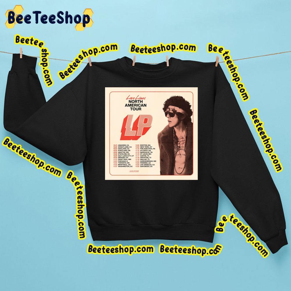 Vintage North America Tour 2023 Lp Love Lines Beeteeshop Trending Unisex Sweatshirt