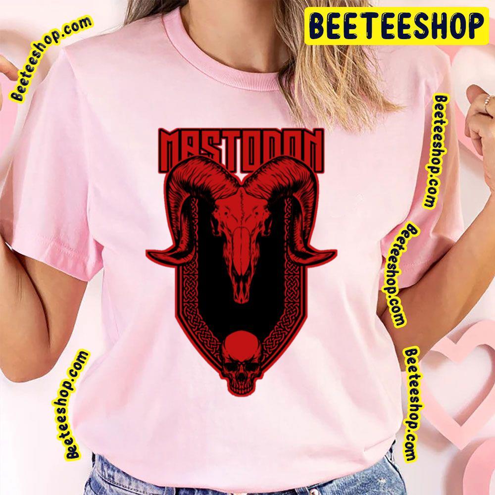 Vintage Red Skull Mastodon Beeteeshop Trending Unisex T-Shirt