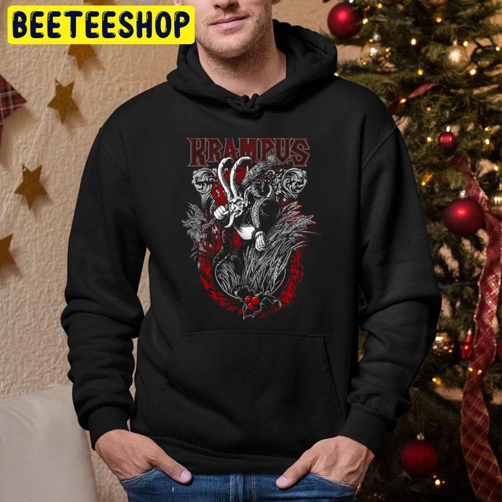 White Krampus Christmas Beeteeshop Trending Unisex Hoodie