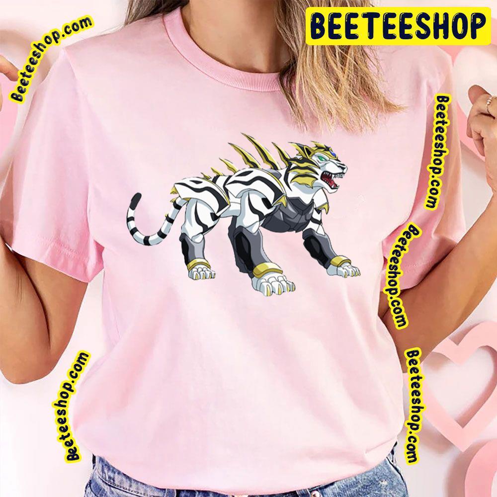 White Tigrerra Bakugan Beeteeshop Trending Unisex T-Shirt
