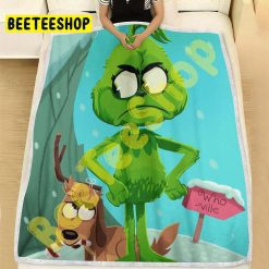 Who Ville Grinch And Max Trending Blanket