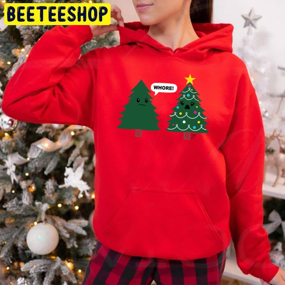 Xmas Tree Whore Christmas Beeteeshop Trending Unisex Hoodie