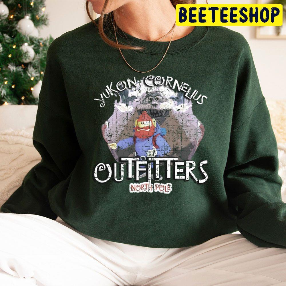 Yukon Cornelius Outfitters Distressed Rudolph The Red Nosed Reindeer Christmas Beeteeshop Trending Unisex Sweatshirt