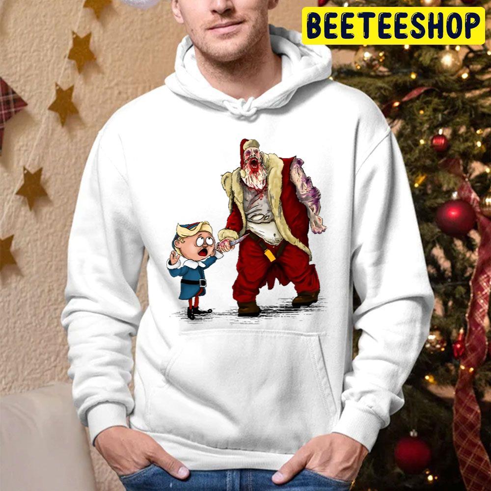 Zombie Santa Christmas Beeteeshop Trending Unisex Hoodie