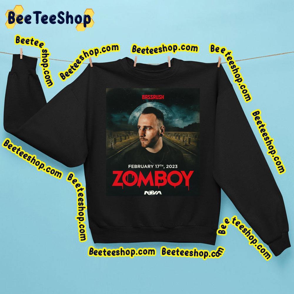 Zomboy Tour 17 February 2023 Beeteeshop Trending Unisex Sweatshirt