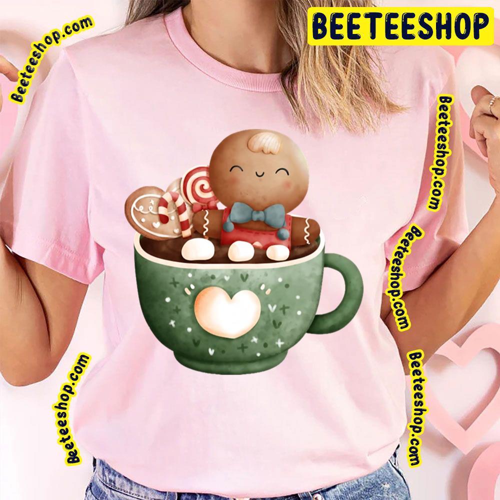 Adorable Teacup With Candy A Gingerbread Christmas Unisex T-Shirt