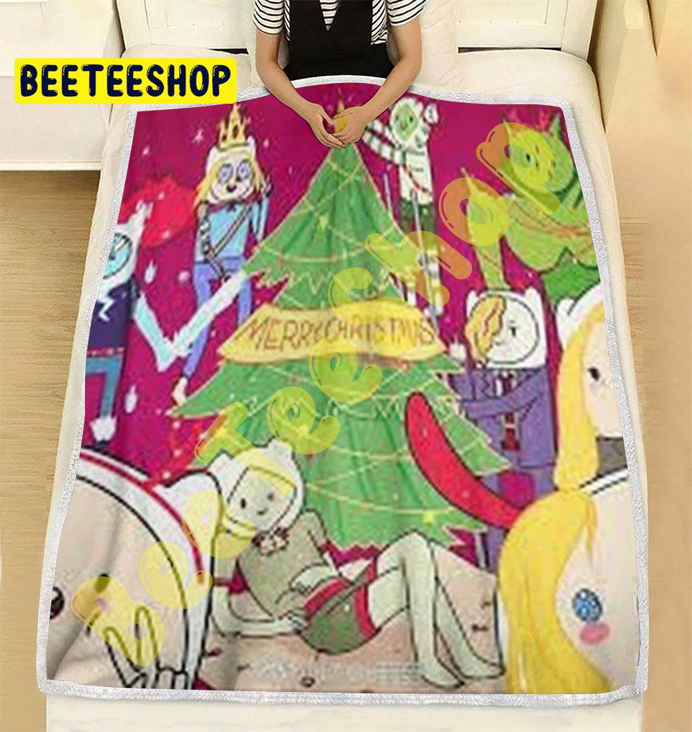 Adventure Time Christmas 18 Trending Blanket