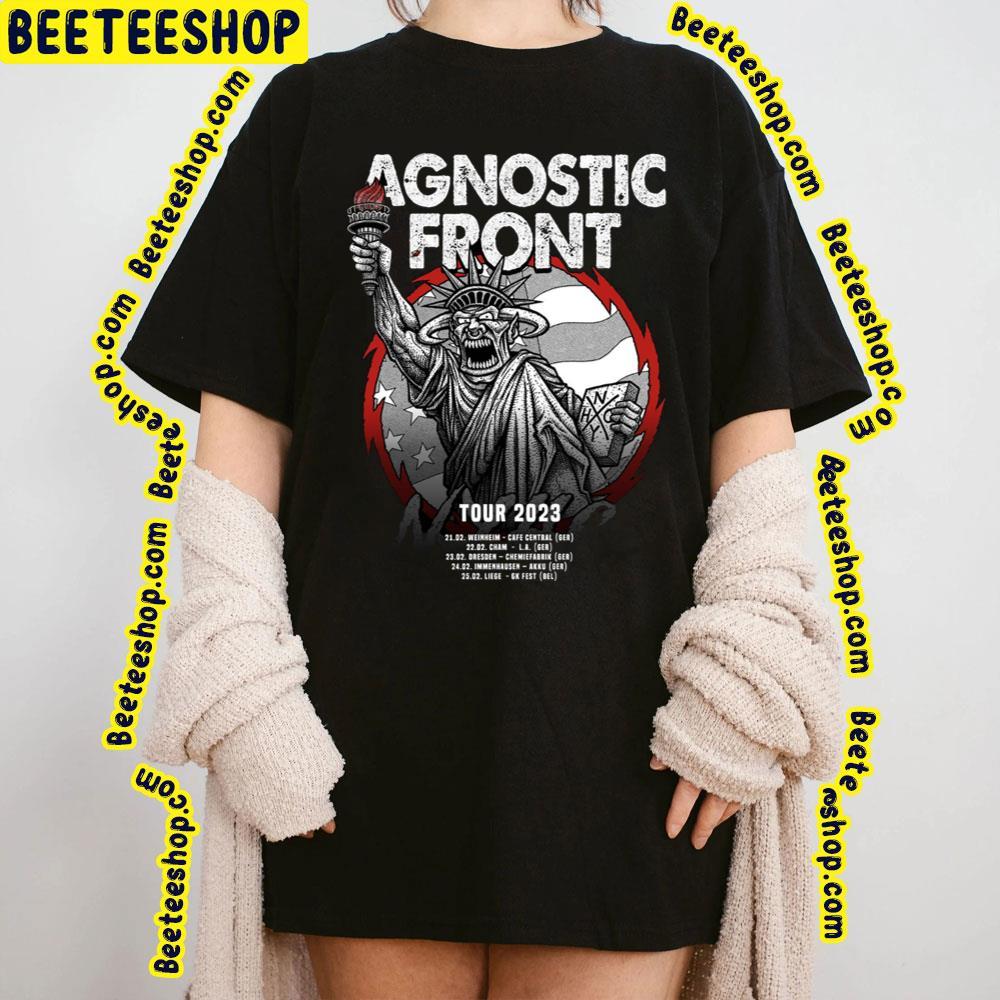 Agnostic Front Germany Tour 2023 Beeteeshop Trending Unisex T-Shirt