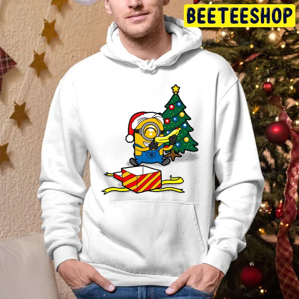 All I Want For Christmas Is A Banana Funny Minion Beeteeshop Trending Unisex Hoodie