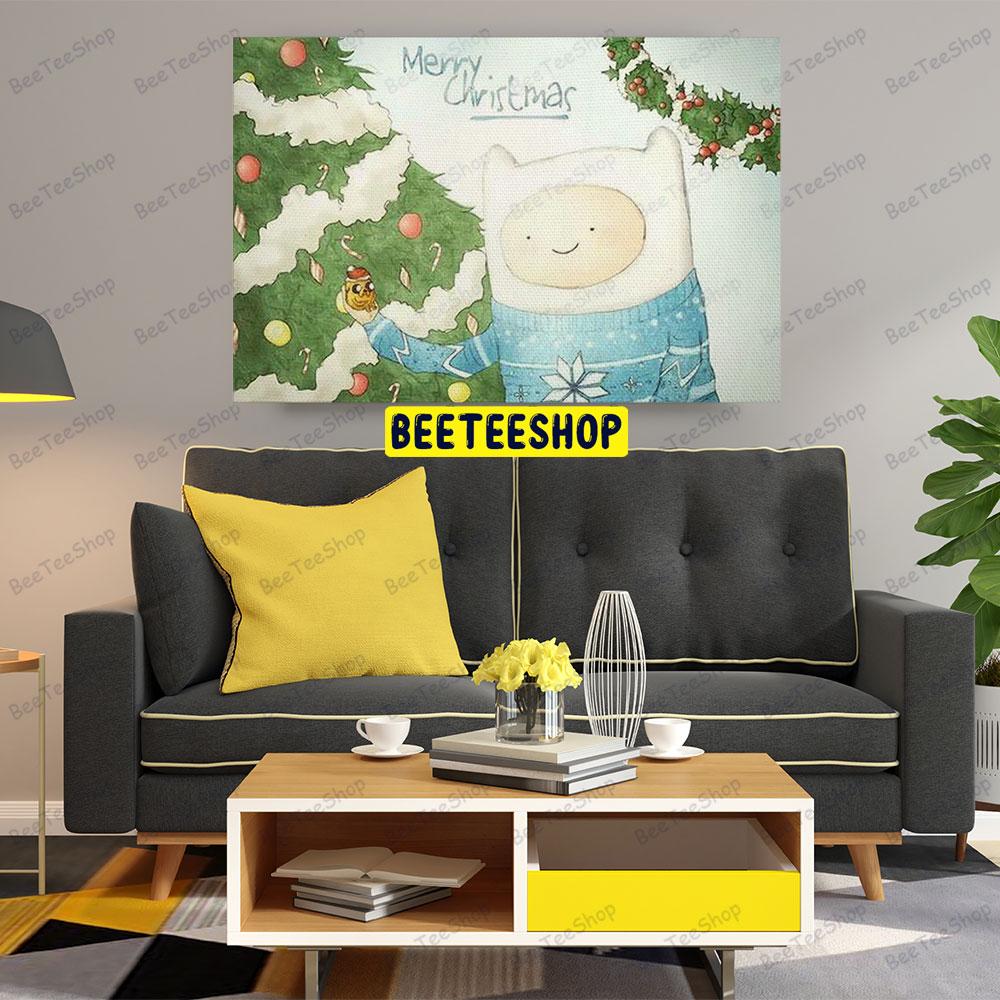 Art Adventure Time Christmas 5 Trending US Landscape Canvas