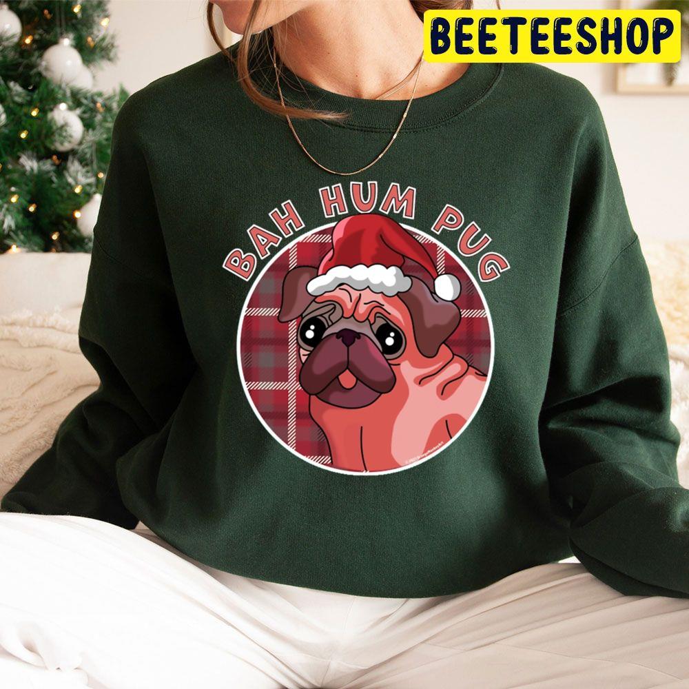 Bah Humbug Funny Christmas Bah Hum Pug Dog Beeteeshop Trending Unisex Sweatshirt