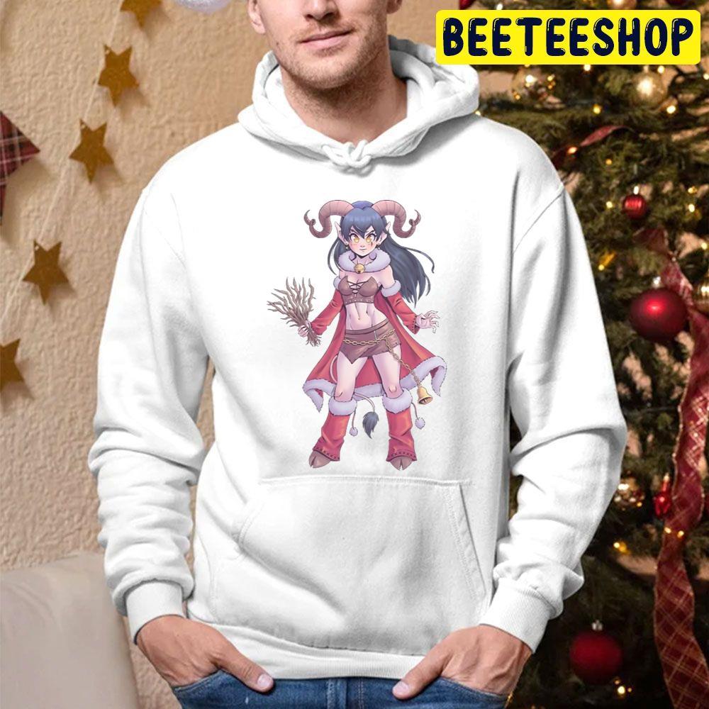 Beautiful Girl Krampus Christmas Beeteeshop Trending Unisex Hoodie