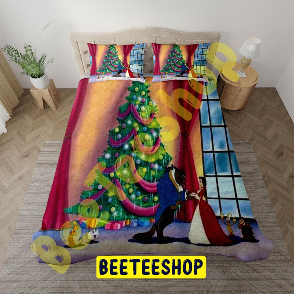 Beauty And The Beast The Enchanted Christmas 2 Trending Bedding Set