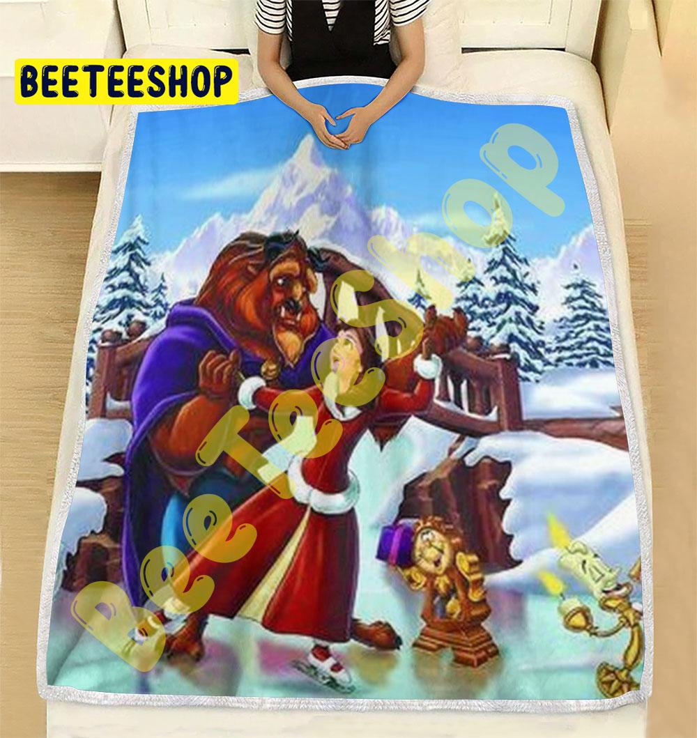 Beauty And The Beast The Enchanted Christmas 3 Trending Blanket