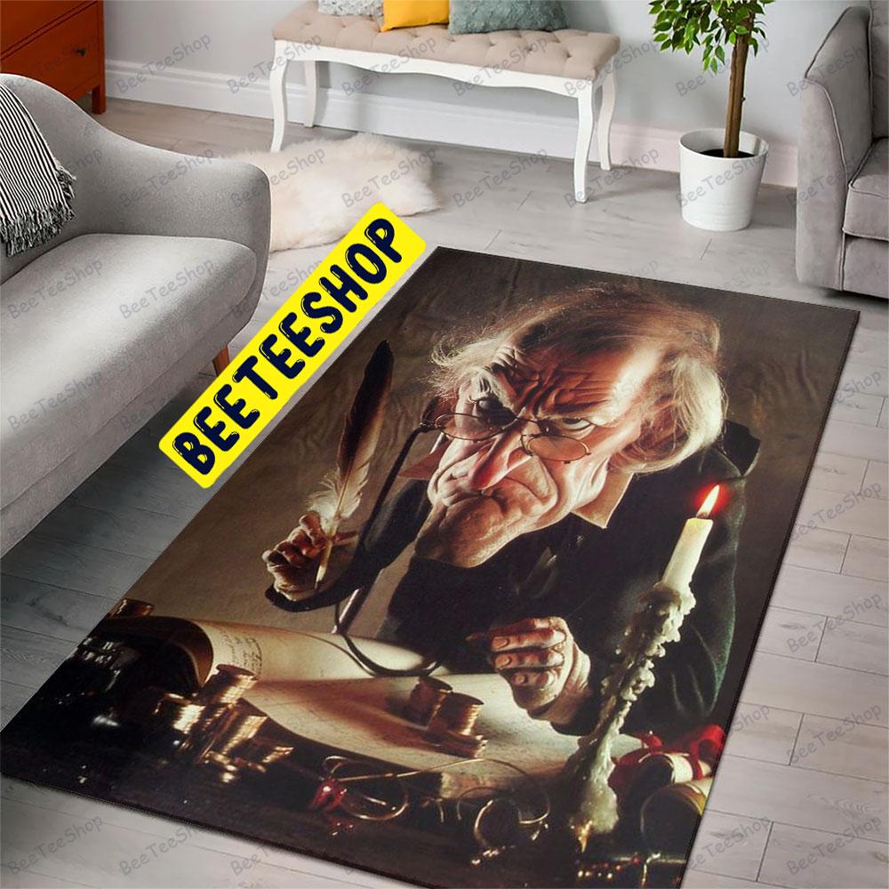 Big Head Scrooge A Christmas Carol Trending Rug Rectangle