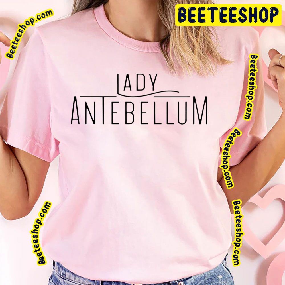 Black Text Lady Antebellum Unisex T-Shirt