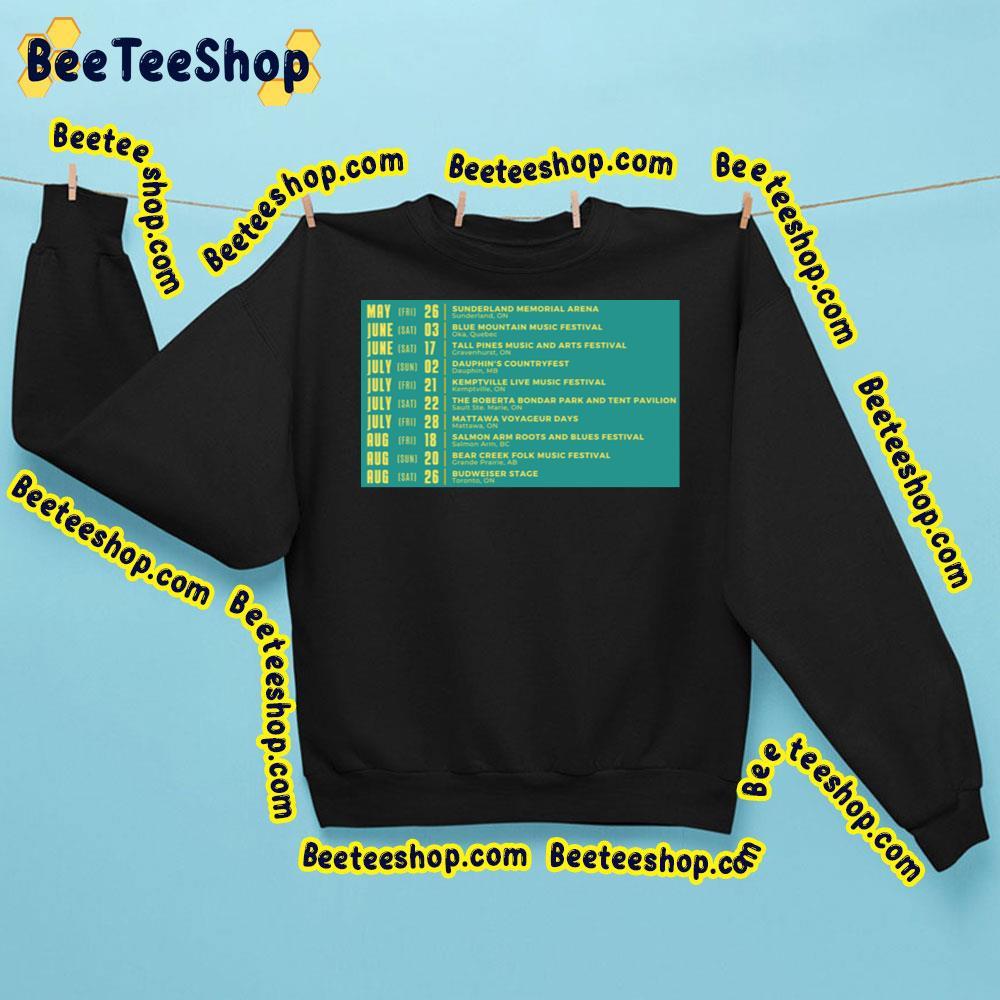 Blue Rodeo Summer Daze 2023 Tour Dates Beeteeshop Trending Unisex Sweatshirt