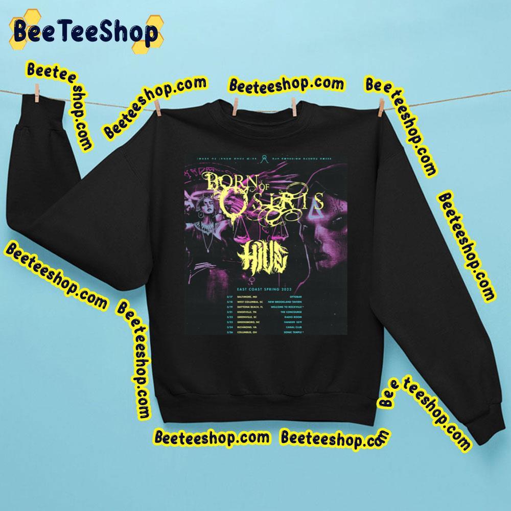 Born Of Osiris East Coast Spring 2023 Dates Beeteeshop Trending Unisex Sweatshirt