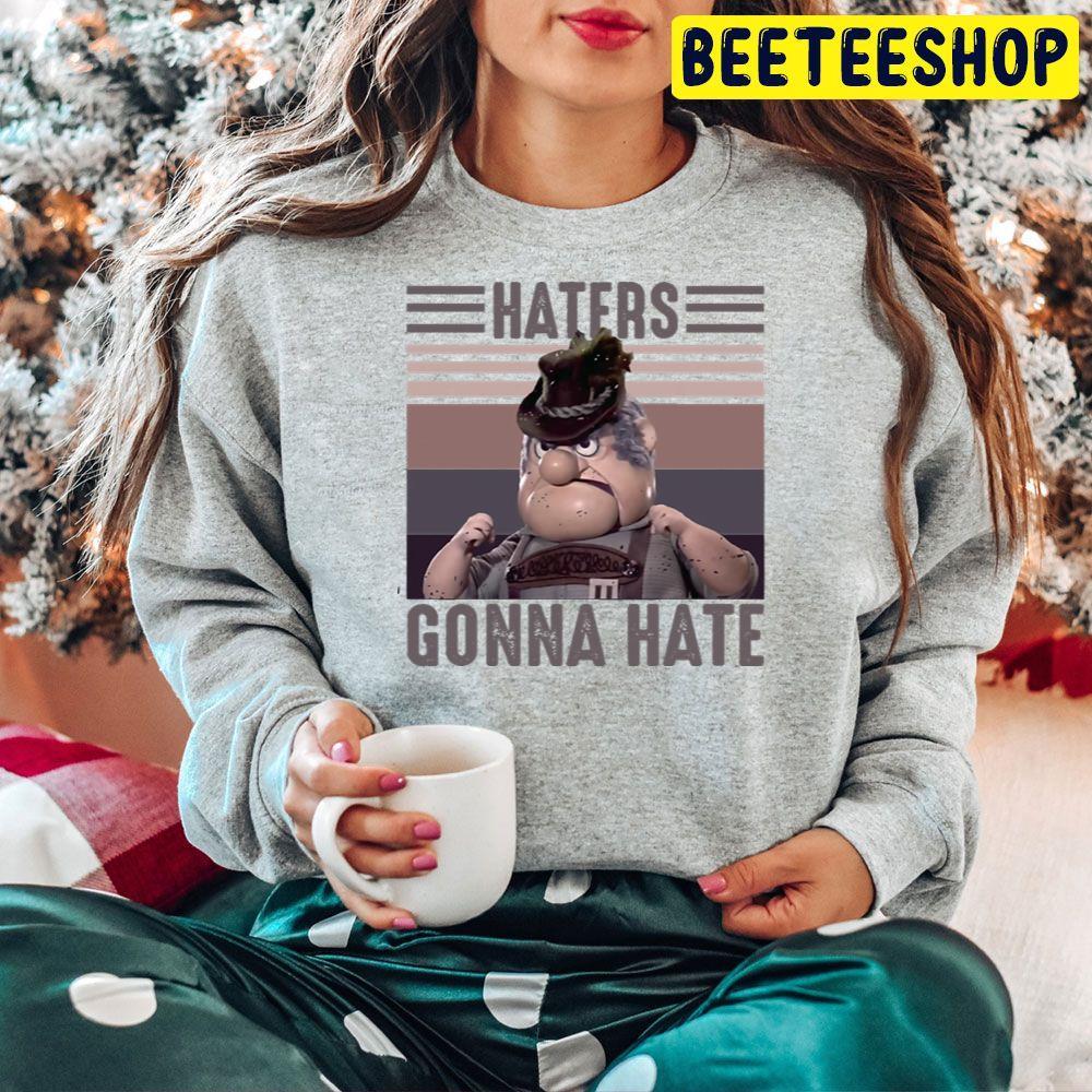 Burgermeister Haters Gonna Hate Santa Claus Is Comin’ To Town Beeteeshop Trending Unisex Hoodie