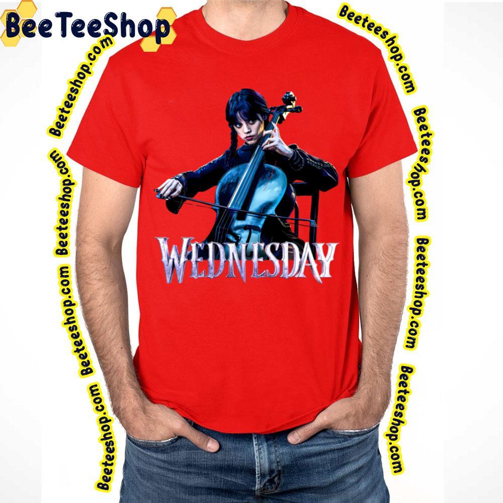 Cello Wednesday Halloween Unisex T-Shirt