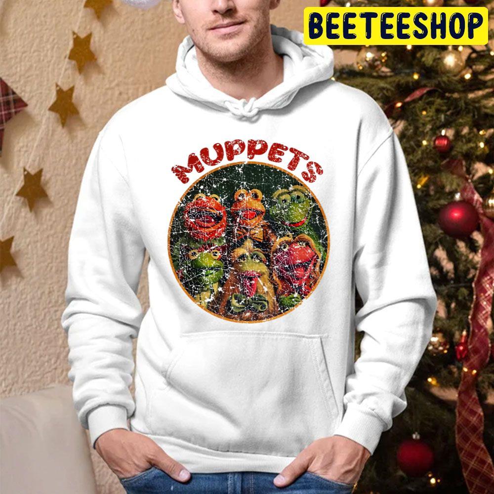 Circle Vintage A Muppets Christmas Letters To Santa Beeteeshop Trending Unisex Hoodie