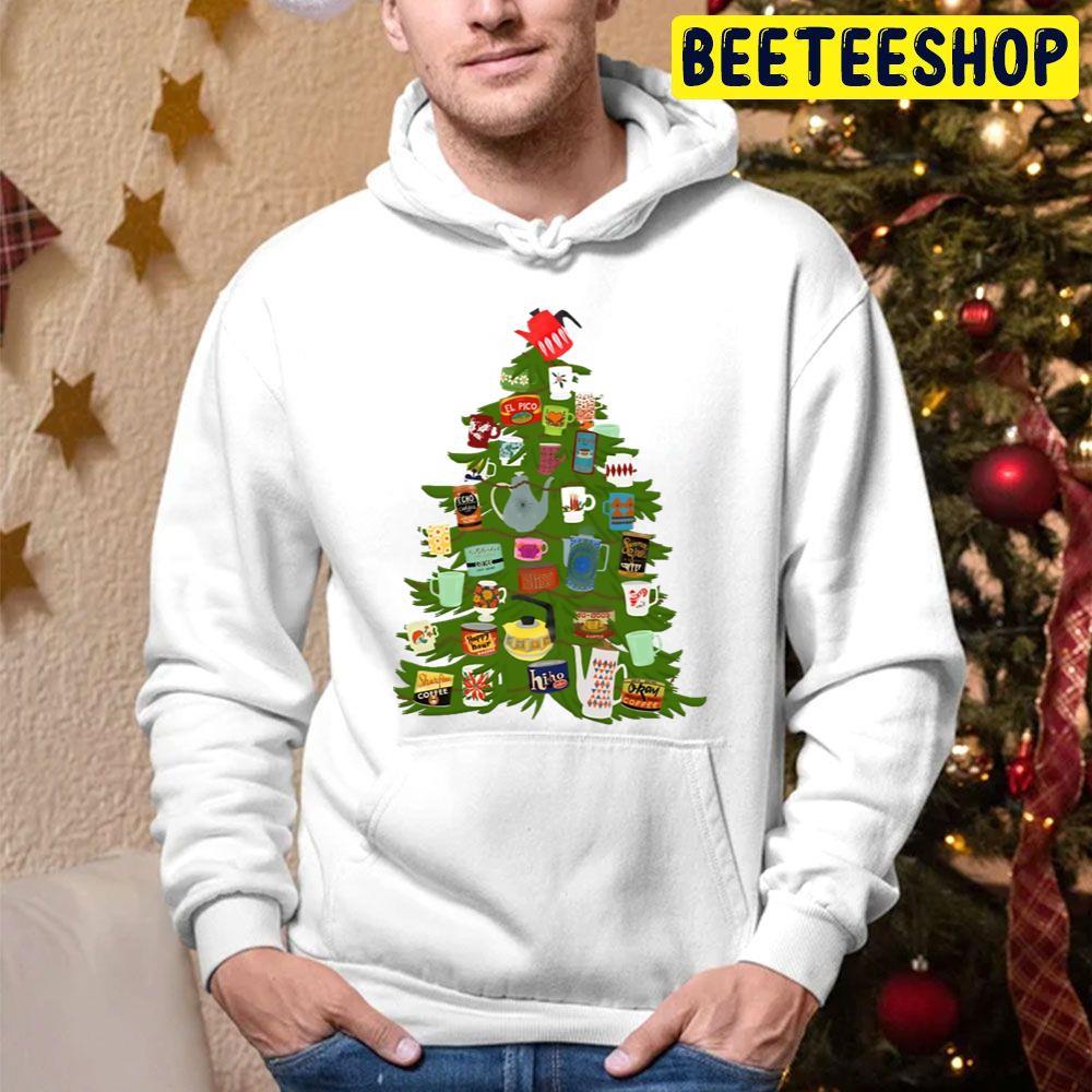 Coffee Christmas Tree Beeteeshop Trending Unisex Hoodie