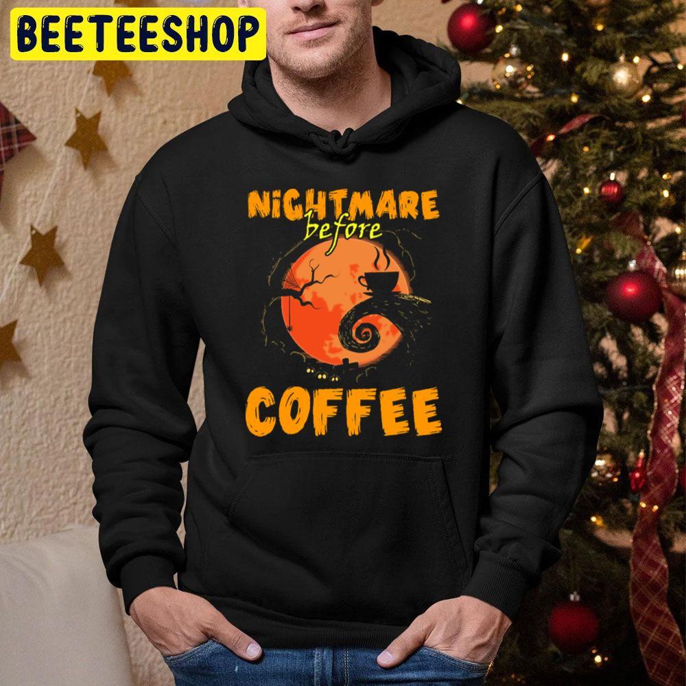 Coffee Funny Drinking The Nightmare Before Christmas Beeteeshop Trending Unisex Hoodie