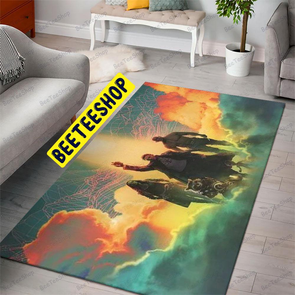 Color Smoke The Guardians Of The Galaxy Holiday Special Trending Rug Rectangle