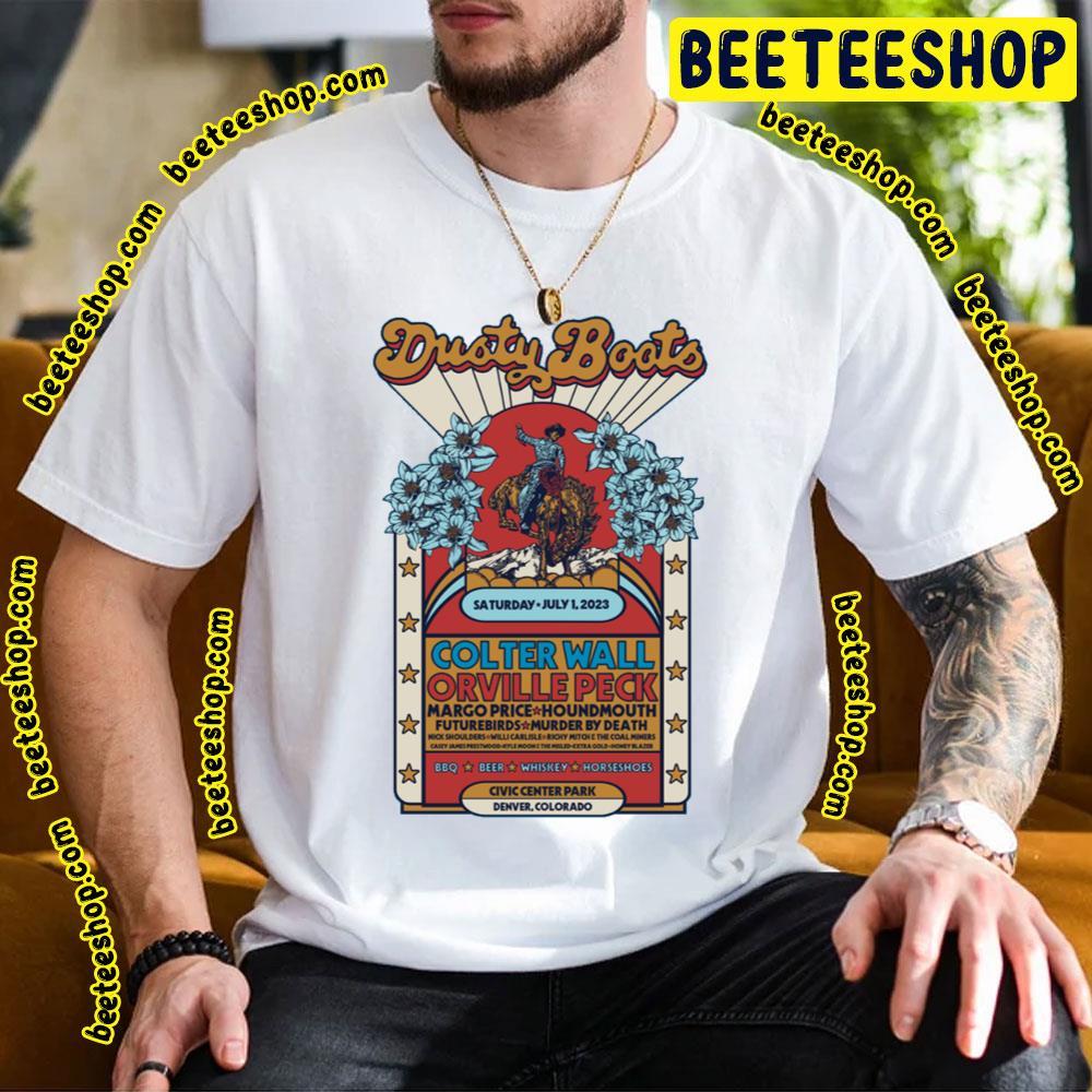 Colter Wall Dusty Boots 2023 Tour Beeteeshop Trending Unisex T-Shirt