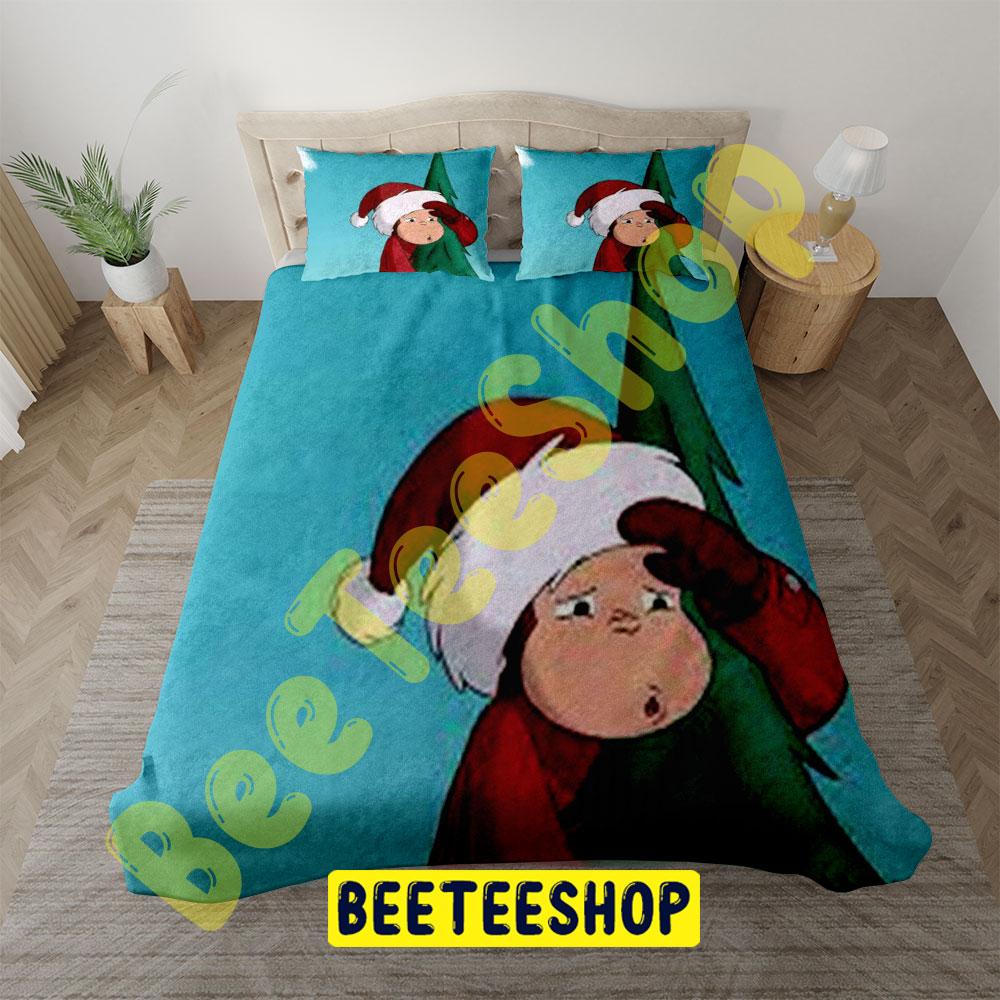 Curious George A Very Monkey Christmas 3 Trending Bedding Set